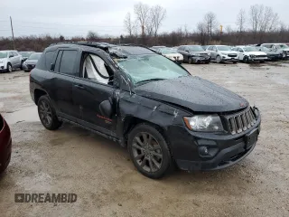 2016 Jeep Compass Sport with VIN 1C4NJCBB7GD785834, listed as a Copart auction lot 47480555 with Not provided miles and Salvage title. Bid and sale history available at DreamBid. Image 4.