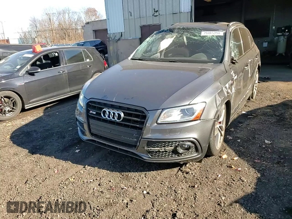 2016 Audi SQ5 Premium Plus with VIN WA1CCAFP0GA021105, listed as a Copart auction lot 79465394 with 133,434 mi miles and Salvage Title. Bid and sale history available at carsss.com. Image 15.