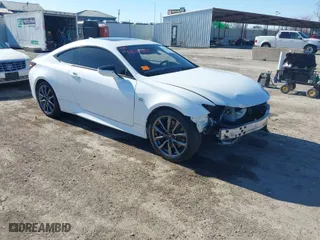 2019 Lexus RC with VIN JTHHZ5BC9K5021317, listed as a IAAI auction lot 41626865 with 81,230 mi miles. Bid and sale history available at carsss.com. Image 1.