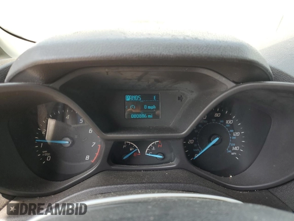 2016 Ford Transit Connect XLT with VIN NM0GE9F71G1236294, listed as a Copart auction lot 54689635 with 80,886 mi miles and Salvage title. Bid and sale history available at DreamBid. Image 9.