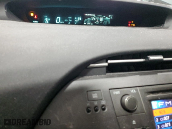 2013 Toyota Prius One with VIN JTDKN3DU6D5683565, listed as a Copart auction lot 51215175 with 129,042 mi miles and Clean Title. Bid and sale history available at DreamBid. Image 9.