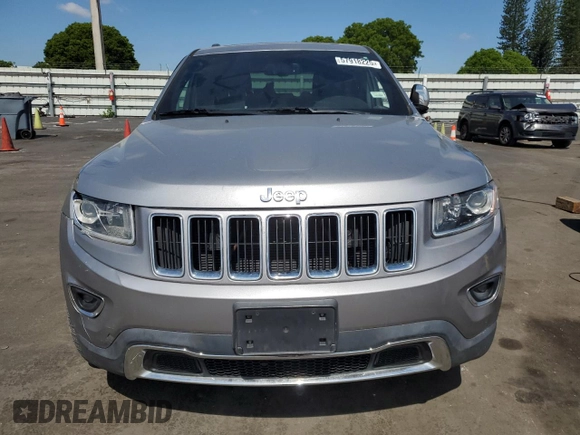 2014 Jeep Grand Cherokee Limited z VIN 1C4RJFBG2EC565910, wystawiony jako Copart lot #57918225 z przebiegiem Nie podano mil oraz Czysty tytuł • Clean title. Historia ofert i sprzedaży dostępna na DreamBid. Obrazek 5.