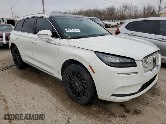 2021 Lincoln Corsair Reserve with VIN 5LMCJ2C92MUL23702, listed as a Copart auction lot 49817055 with 36,716 mi miles and Salvage Title. Bid and sale history available at carsss.com. Image 4.