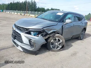 2025 Chevrolet Blazer LT with VIN 3GNKBHR45SS134772, listed as a IAAI auction lot 42554686 with 15,688 mi miles and . Bid and sale history available at DreamBid. Image 2.