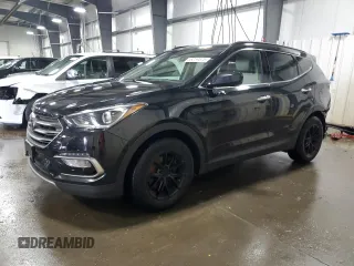 2017 Hyundai Santa Fe 2.4L with VIN 5NMZUDLB7HH027319, listed as a Copart auction lot 58259575 with 114,812 mi miles and Salvage title. Bid and sale history available at DreamBid. Image 1.