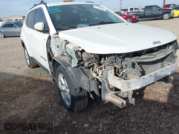2019 Jeep Compass Latitude with VIN 3C4NJCBB1KT654692, listed as a IAAI auction lot 41376045 with 132,038 mi miles and . Bid and sale history available at DreamBid. Image 6.