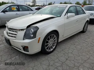 2007 Cadillac CTS with VIN 1G6DP577970107638, listed as a Copart auction lot 50127504 with 122,708 mi miles and Salvage Title. Bid and sale history available at carsss.com. Image 1.
