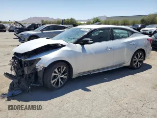 2017 Nissan Maxima SV with VIN 1N4AA6AP6HC371681, listed as a Copart auction lot 61764265 with 108,715 mi miles and Salvage title. Bid and sale history available at DreamBid. Image 1.