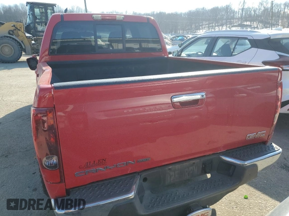 2012 GMC Canyon SLE2 with VIN 1GTH6PFE3C8119177, listed as a Copart auction lot 42168405 with 115,774 mi miles and Salvage title. Bid and sale history available at DreamBid. Image 6.