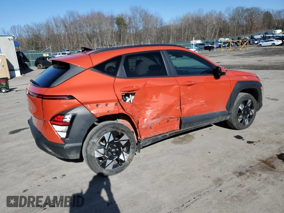 2024 Hyundai Kona SEL with VIN KM8HCCABXRU083319, listed as a Copart auction lot 49409135 with 14,085 mi miles and Salvage Title. Bid and sale history available at carsss.com. Image 3.
