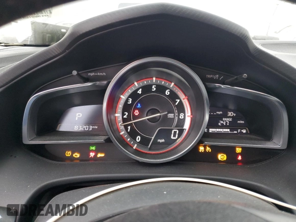 2014 Mazda 3 S Touring with VIN JM1BM1L33E1158973, listed as a Copart auction lot 44625435 with 83,203 mi miles and Salvage Title. Bid and sale history available at DreamBid. Image 9.