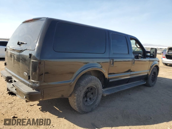 2005 Ford Excursion Limited z VIN 1FMNU42P45ED44643, wystawiony jako Copart lot #74122674 z przebiegiem 343 116 mil mil oraz Czysty tytuł • Clean title. Historia ofert i sprzedaży dostępna na DreamBid. Obrazek 3.