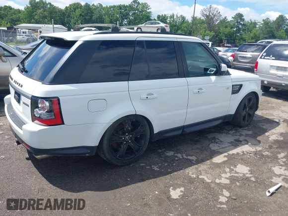 2012 Land Rover Range Rover Sport SC with VIN SALSH2E44CA751313, listed as a IAAI auction lot 42642136 with 123,835 mi miles and . Bid and sale history available at DreamBid. Image 4.