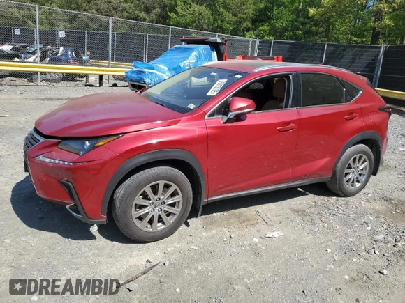 2020 Lexus NX 300 z VIN JTJDARDZ7L5005101, wystawiony jako Copart lot #55093005 z przebiegiem 77 568 mil mil oraz Szkoda całkowita • Salvage title. Historia ofert i sprzedaży dostępna na DreamBid. Obrazek 1.