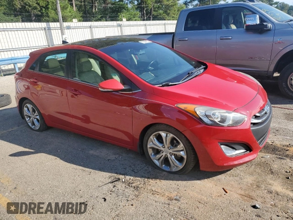 2013 Hyundai Elantra GT with VIN KMHD35LE1DU060604, listed as a Copart auction lot 72854134 with 135,786 mi miles and Salvage Title. Bid and sale history available at carsss.com. Image 4.