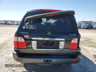 2004 Lexus LX 470 with VIN JTJHT00W043536558, listed as a Copart auction lot 48498305 with Not Provided miles and Salvage Title. Bid and sale history available at DreamBid. Image 6.