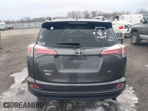 2016 Toyota RAV4 LE with VIN JTMZFREV5GJ093472, listed as a IAAI auction lot 41332037 with 212,869 mi miles. Bid and sale history available at carsss.com. Image 16.