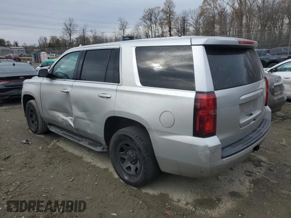 2017 Chevrolet Tahoe Commercial with VIN 1GNSKDEC2HR355831, listed as a Copart auction lot 84257604 with 222,789 mi miles and Salvage title. Bid and sale history available at DreamBid. Image 2.