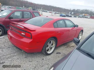2013 Dodge Charger SXT Plus with VIN 2C3CDXHG8DH537846, listed as a IAAI auction lot 41798199 with 126,945 mi miles. Bid and sale history available at carsss.com. Image 4.