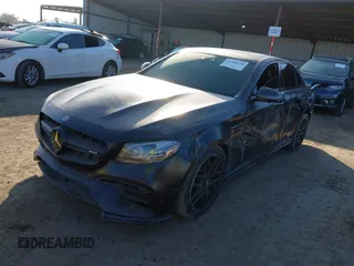 2020 Mercedes-Benz E-Class AMG E 63 S with VIN WDDZF8KB9LA748334, listed as a IAAI auction lot 41318226 with 43,135 mi miles. Bid and sale history available at carsss.com. Image 17.