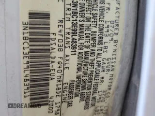 2009 Nissan Versa S with VIN 3N1BC13E99L483911, listed as a Copart auction lot 51591235 with Not Provided miles and Salvage Title. Bid and sale history available at DreamBid. Image 14.