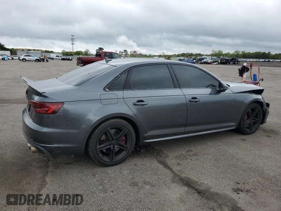 2019 Audi S4 Premium Plus z VIN WAUB4AF48KA115193, wystawiony jako Copart lot #58429795 z przebiegiem 53 054 mil mil oraz Szkody całkowita. Historia ofert i sprzedaży dostępna na DreamBid. Obrazek 3.