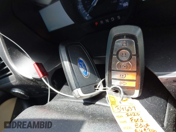 2020 Ford Edge SEL z VIN 2FMPK3J94LBB45306, wystawiony jako IAAI lot #39398218 z przebiegiem 59 807 mil mil oraz . Historia ofert i sprzedaży dostępna na DreamBid. Obrazek 11.