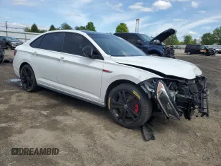 2022 Volkswagen Jetta GLI Autobahn z VIN 3VW2T7BU4NM017006, wystawiony jako Copart lot #55881285 z przebiegiem 52 828 mil mil oraz Szkoda całkowita • Salvage title. Historia ofert i sprzedaży dostępna na DreamBid. Obrazek 4.