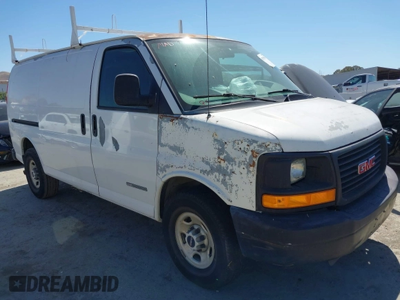 2006 GMC Savana Cargo with VIN 1GTGG25V561102245, listed as a IAAI auction lot 42159481 with 136,782 mi miles and . Bid and sale history available at DreamBid. Image 1.