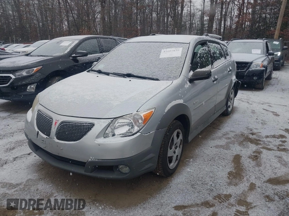 2008 Pontiac Vibe with VIN 5Y2SL65868Z400671, listed as a IAAI auction lot 41607820 with Not Provided miles. Bid and sale history available at carsss.com. Image 2.