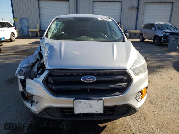 2017 Ford Escape S with VIN 1FMCU0F77HUC67545, listed as a Copart auction lot 56861555 with 228,117 mi miles and Salvage title. Bid and sale history available at DreamBid. Image 5.