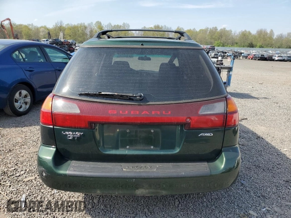 2000 Subaru Legacy with VIN 4S3BH6452Y7305352, listed as a Copart auction lot 54351125 with 92,990 mi miles and Salvage title. Bid and sale history available at DreamBid. Image 6.