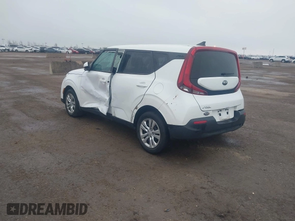 2020 Kia Soul S with VIN KNDJ23AU7L7709330, listed as a IAAI auction lot 41598480 with 29,697 mi miles. Bid and sale history available at carsss.com. Image 3.