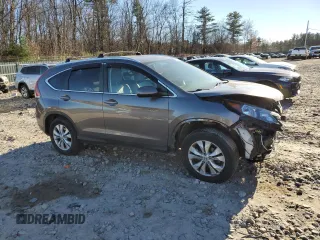 2013 Honda CR-V EX-L with VIN 5J6RM4H7XDL084279, listed as a Copart auction lot 80391584 with Not Provided miles and Salvage Title. Bid and sale history available at DreamBid. Image 4.