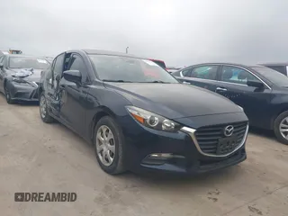 2018 Mazda 3 Sport with VIN 3MZBN1U77JM231058, listed as a IAAI auction lot 41961885 with 36,791 mi miles and . Bid and sale history available at DreamBid. Image 1.