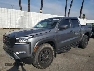2024 Nissan Frontier Pro-X z VIN 1N6ED1EJ9RN606105, wystawiony jako Copart lot #83247314 z przebiegiem 4 296 mil mil oraz Szkoda całkowita • Salvage title. Historia ofert i sprzedaży dostępna na DreamBid. Obrazek 1.