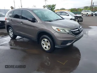 2015 Honda CR-V LX with VIN 2HKRM3H34FH507099, listed as a IAAI auction lot 41805372 with 53,124 mi miles and . Bid and sale history available at carsss.com. Image 1.
