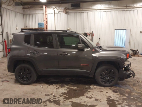 2018 Jeep Renegade Trailhawk with VIN ZACCJBCB0JPJ03169, listed as a IAAI auction lot 41318062 with 56,188 mi miles. Bid and sale history available at carsss.com. Image 13.