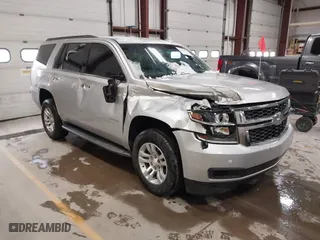 2019 Chevrolet Tahoe LS with VIN 1GNSCAKC7KR218892, listed as a IAAI auction lot 41843083 with 86,634 mi miles. Bid and sale history available at carsss.com. Image 1.