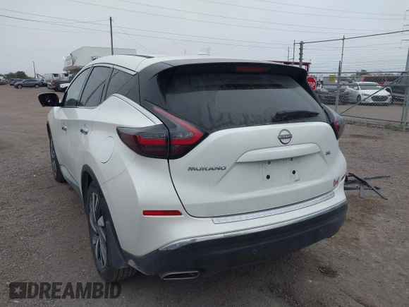 2024 Nissan Murano SL with VIN 5N1AZ2CJ8RC119142, listed as a IAAI auction lot 41217264 with 6,793 mi miles. Bid and sale history available at carsss.com. Image 3.
