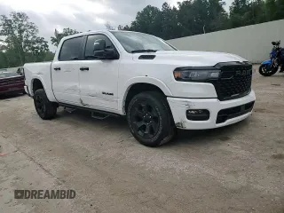 2025 Ram 1500 Big Horn с VIN 1C6RREFP6SN612912, выставлен на аукционе Copart как лот 51626725 с пробегом 3 886 миль миль и Списание • Salvage title. История ставок и продаж доступна на DreamBid. Изображение 11.