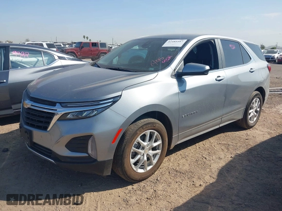 2024 Chevrolet Equinox LT z VIN 3GNAXKEG6RL337698, wystawiony jako IAAI lot #42489587 z przebiegiem 27 863 mil mil oraz . Historia ofert i sprzedaży dostępna na DreamBid. Obrazek 17.