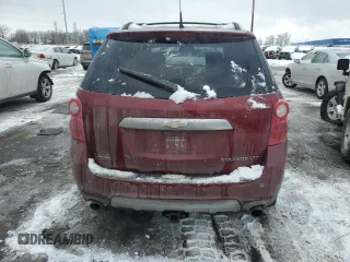 2012 Chevrolet Equinox LTZ with VIN 2GNFLGE57C6357550, listed as a Copart auction lot 45285065 with 156,019 mi miles and Clean Title. Bid and sale history available at carsss.com. Image 6.