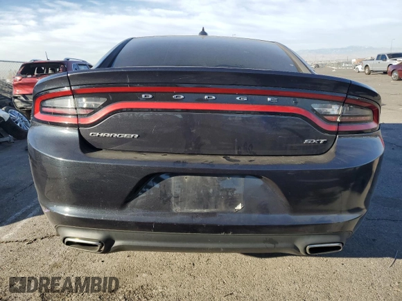 2016 Dodge Charger SXT with VIN 2C3CDXHG1GH214324, listed as a Copart auction lot 43383845 with 182,354 mi miles and Salvage Title. Bid and sale history available at carsss.com. Image 6.