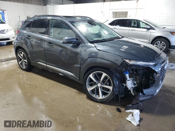 2020 Hyundai Kona Limited z VIN KM8K3CA52LU459888, wystawiony jako Copart lot #55768405 z przebiegiem 36 056 mil mil oraz Szkoda całkowita • Salvage title. Historia ofert i sprzedaży dostępna na DreamBid. Obrazek 4.
