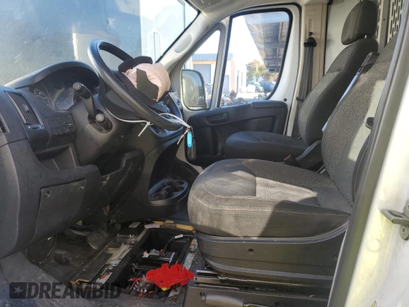 2021 Ram ProMaster Cargo with VIN 3C6LRVBG8ME564901, listed as a Copart auction lot 43367985 with Not Provided miles and Salvage Title. Bid and sale history available at carsss.com. Image 7.