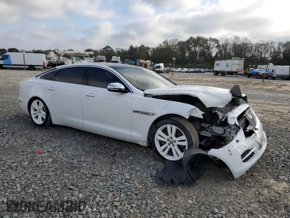 2013 Jaguar XJ with VIN SAJWA2GB3DLV52351, listed as a Copart auction lot 73343244 with 78,522 mi miles and Salvage Title. Bid and sale history available at carsss.com. Image 4.