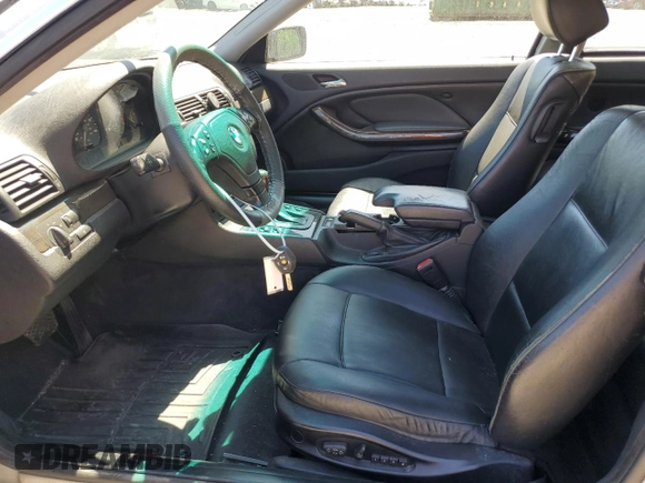 2000 BMW 3 Series 323Ci with VIN WBABM3345YJN83679, listed as a Copart auction lot 54029145 with 165,327 mi miles and Salvage Title. Bid and sale history available at DreamBid. Image 7.