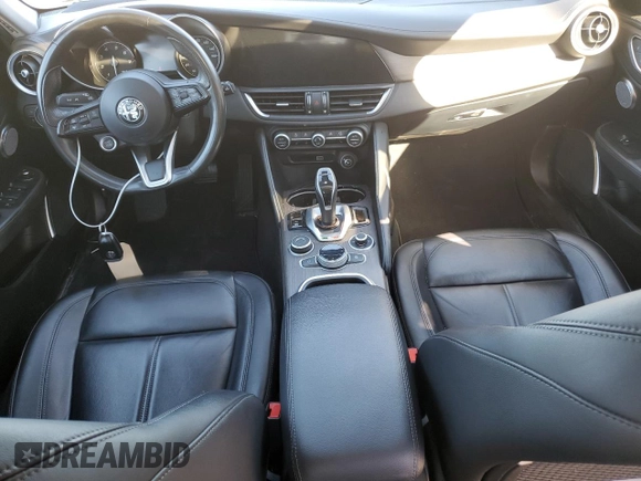 2021 Alfa Romeo Giulia Ti Sport with VIN ZARFAMBN9M7648222, listed as a Copart auction lot 42215985 with 50,861 mi miles and Salvage title. Bid and sale history available at DreamBid. Image 8.