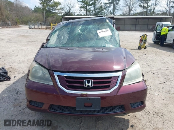 2008 Honda Odyssey EX-L with VIN 5FNRL38728B093795, listed as a IAAI auction lot 41798829 with 1 mi miles. Bid and sale history available at carsss.com. Image 13.